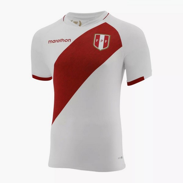 Authentic Camiseta Perú 1ª 2021 Blanco